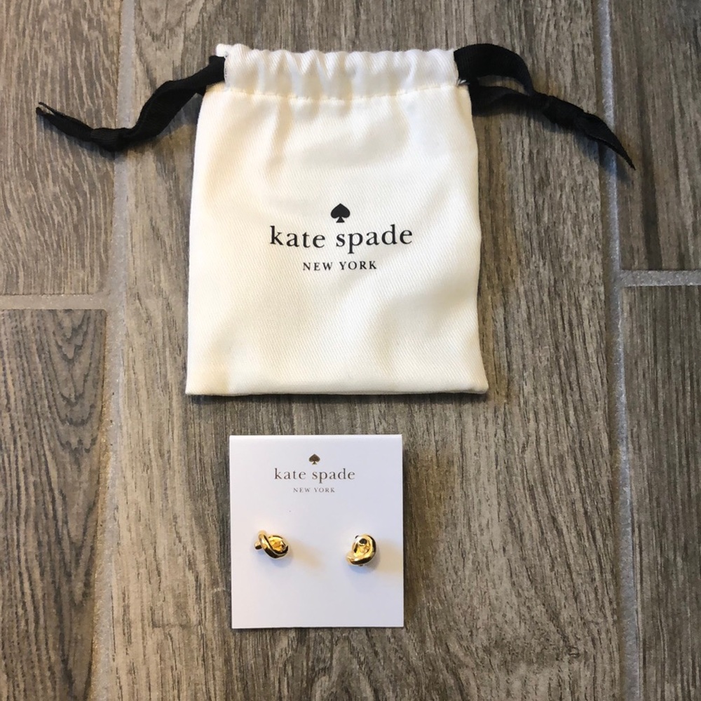 Kate Spade knot earrings - never worn